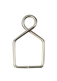 C90072  Square Claw Link 10X18mm Chrome